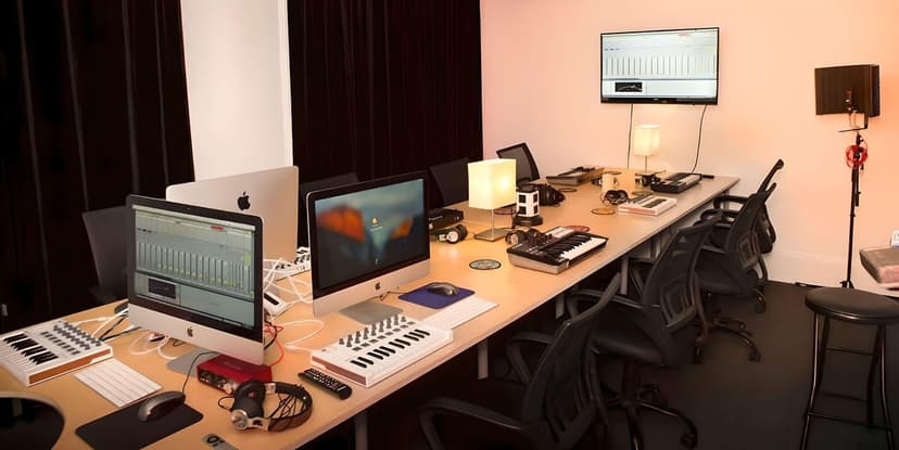 In a lab